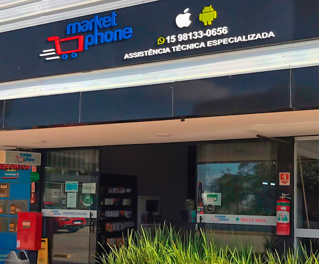 Fachada da loja da market phone sorocaba